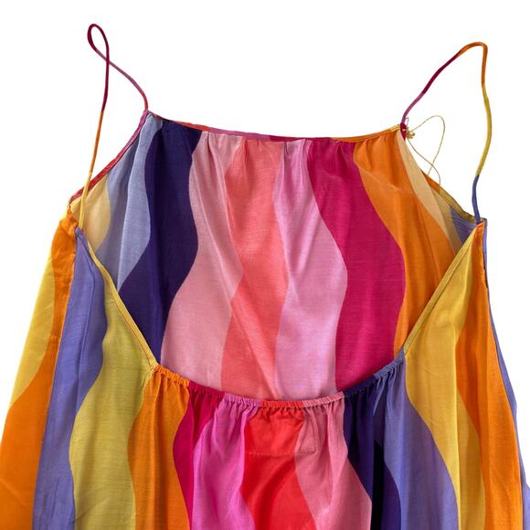 Sundress Grace Capri Multicolor Rainbow Long Maxi Slip Dress Women’s Size M/L - Picture 8 of 9